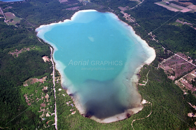 Lime Lake in Leelanau County, Michigan